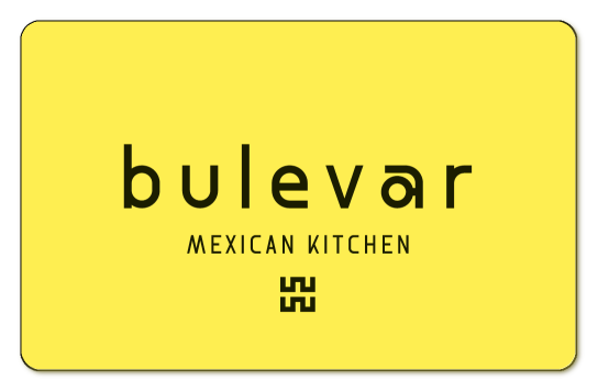 Bulevar logo in black over yellow background